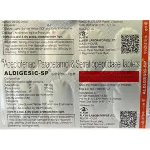 Aldigesic Sp Tablet 10